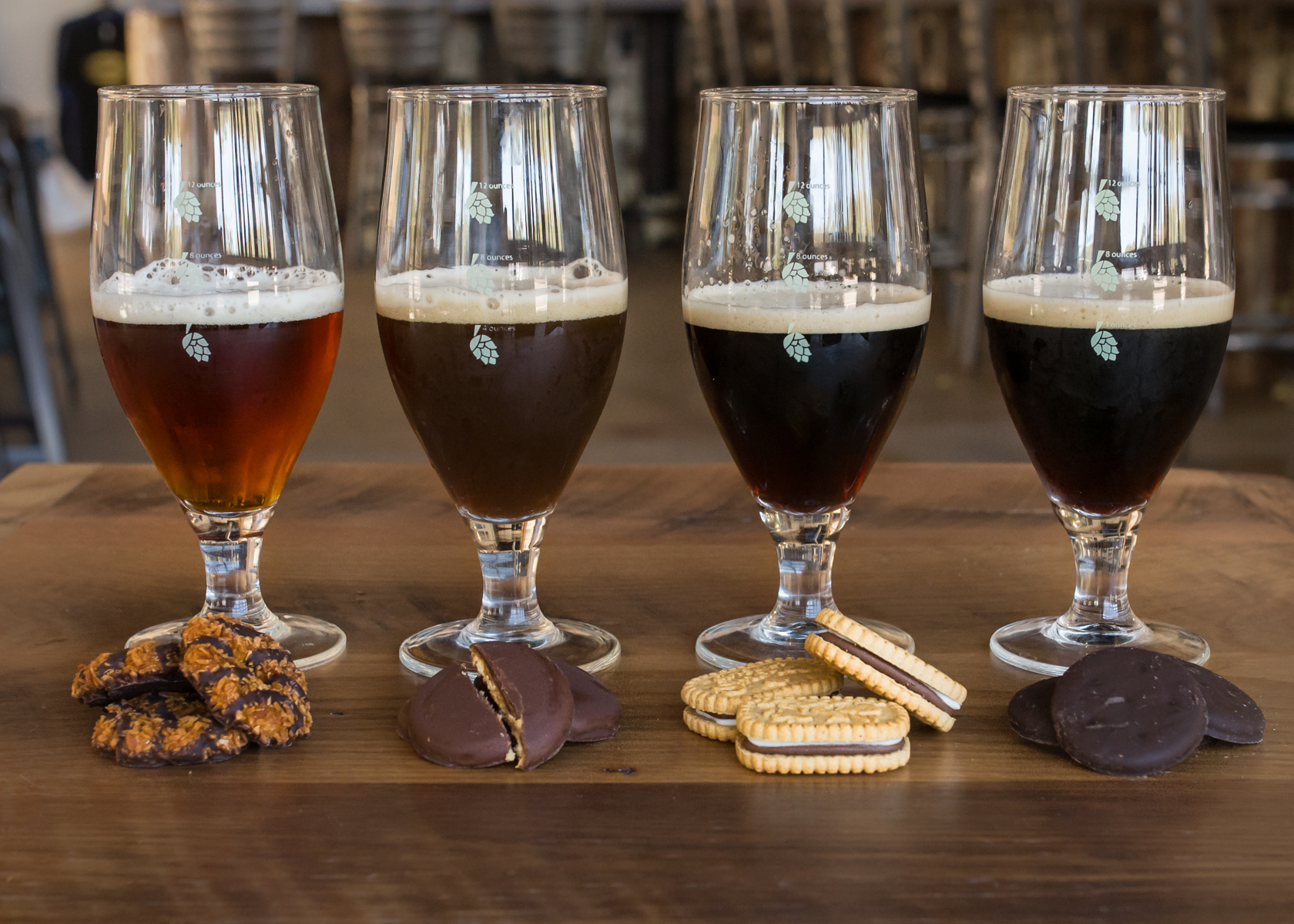 Crooked Thumb Girl Scout Cookie Beers