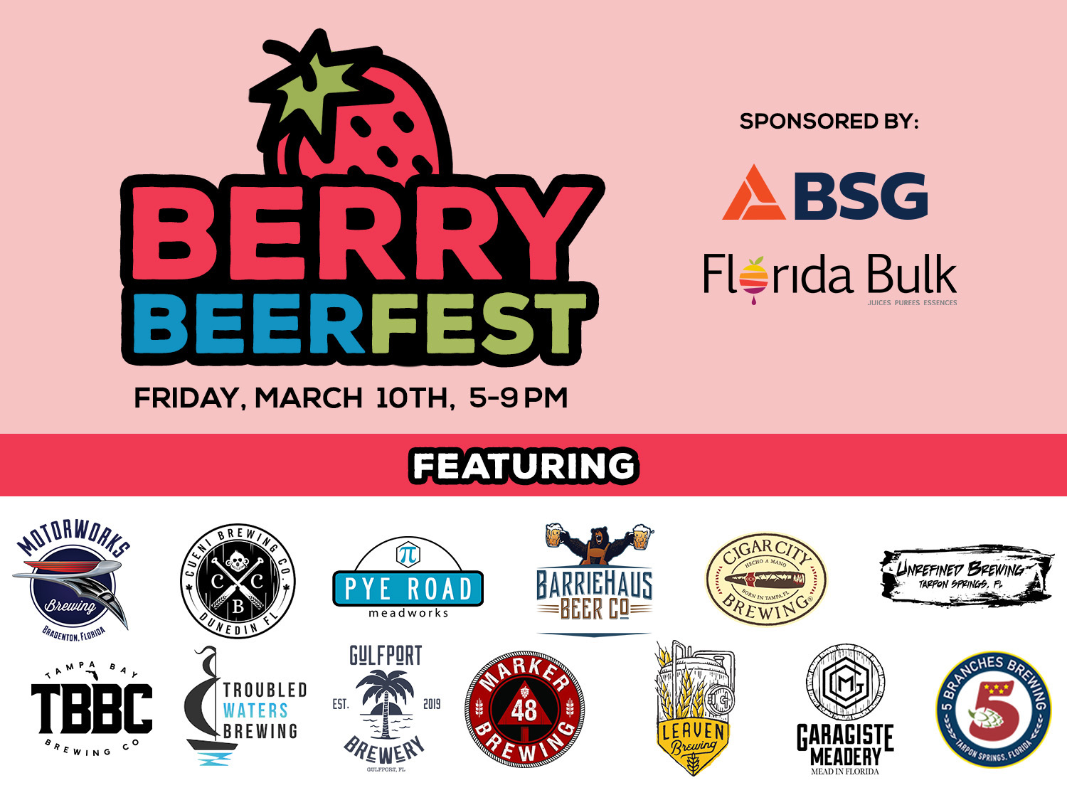 Berry Beer Fest Crooked Thumb Brewery Safety Harbor